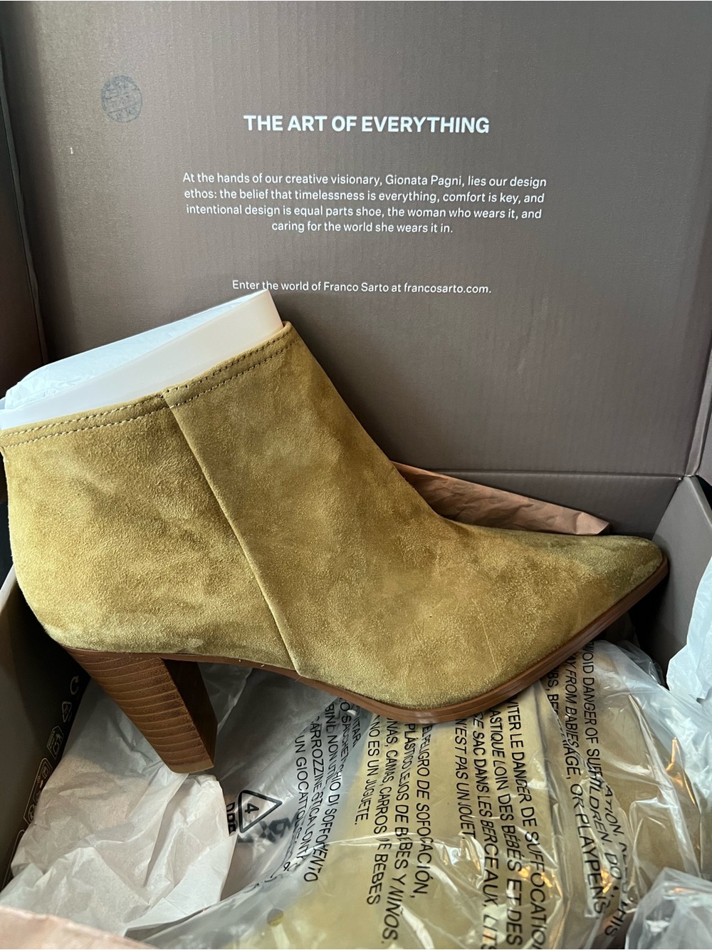 L-Josiah Green Suede Women's Ankle Boots - US 10